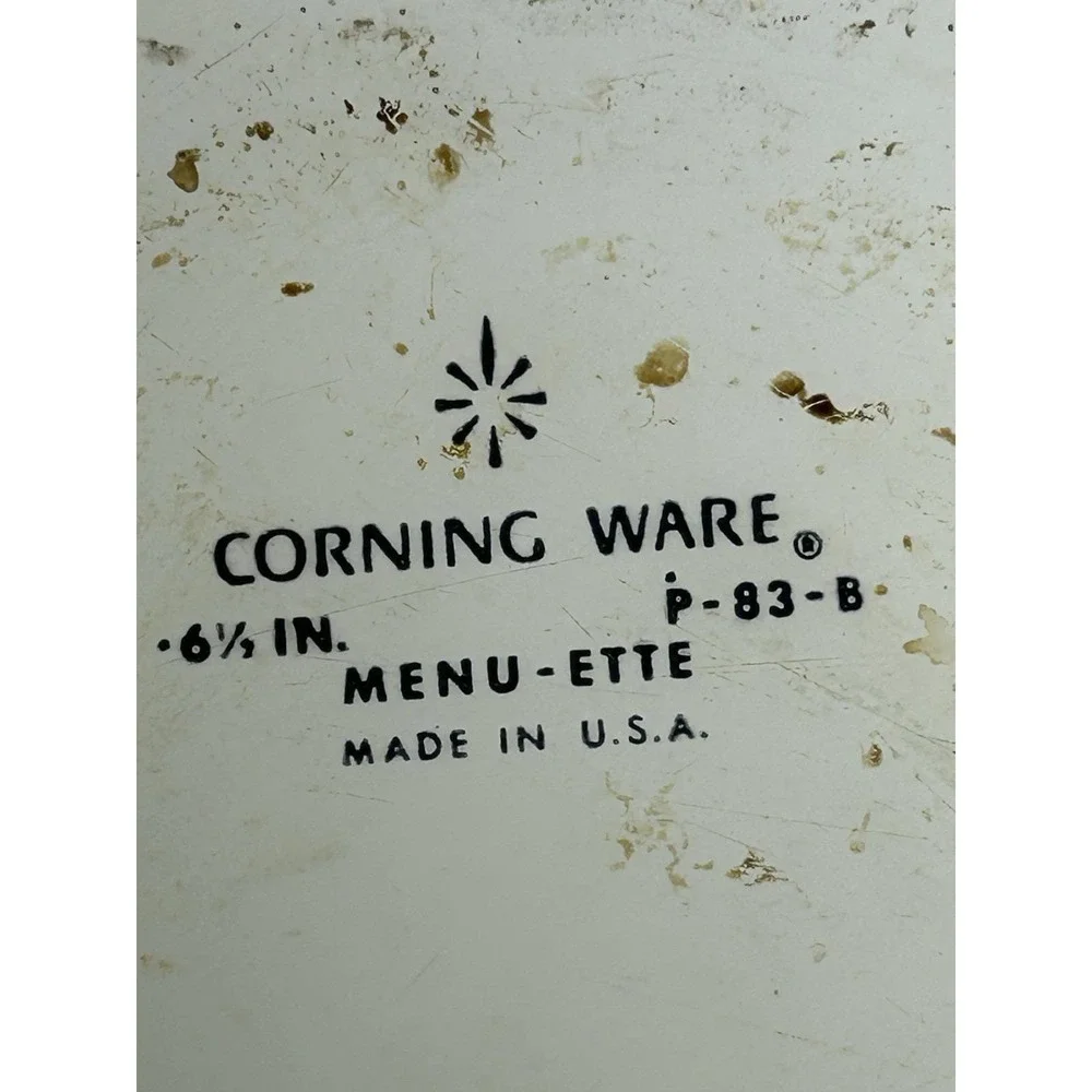 Vintage Corning Ware Cornflower Blue Menu-Ette Skillet 6 1/2 inch P-83-B No Lid